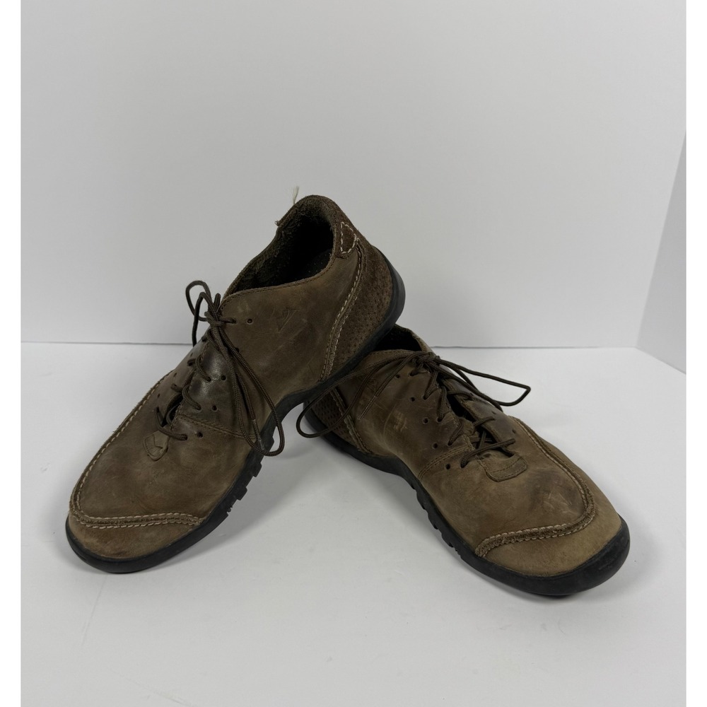 Montrail Whidbey Mens 8 Brown Leather Lace Up Walking Shoes‎ GM1058-220